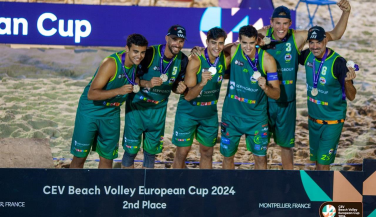 CVP Poniente Benidorm Alicante, subcampeón de la segunda edición del Beach Volley European Cup