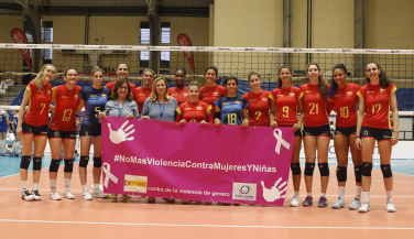 Las Leonas del Vóley contra la violencia de género