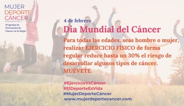 En el Día Mundial del Cáncer, la RFEVB se suma a la campaña de prevención impulsada por AMOH