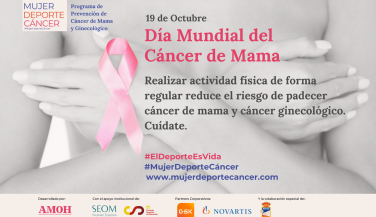 La RFEVB se suma a la Campaña del Día Mundial del Cáncer de Mama que promueve AMOH