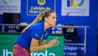 Andrea Arocha, jugadora revelación de la temporada en el CV Hidramar Gran Canaria