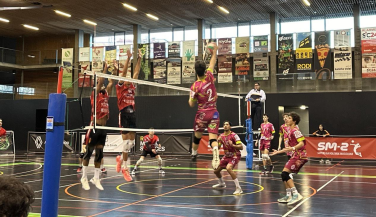 Rodi Balàfia Vòlei Lleida cae ante un experimentado CV Sant Pere i Sant Pau