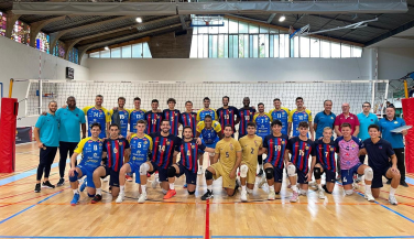 El CV Guaguas suma dos buenos triunfos de pretemporada en su visita a Barcelona