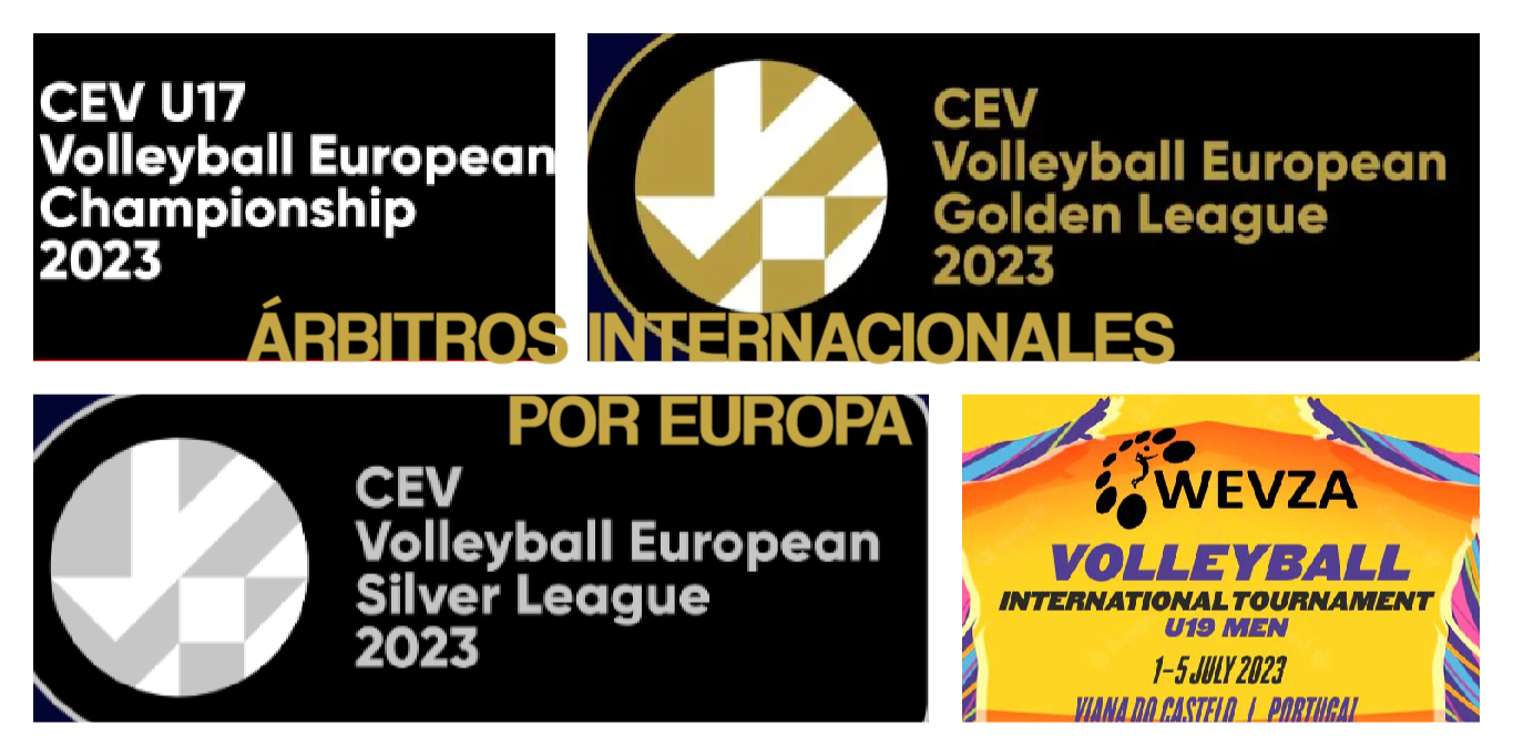 Voleibol: Árbitros internacionales por Europa.