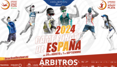 Designaciones Campeonato de España de Vóley Playa 2024