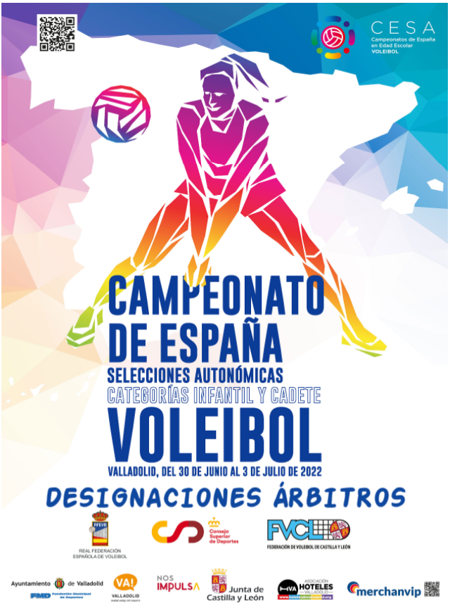 Designaciones Campeonato de España de Selecciones Autonómicas Valladolid 2022