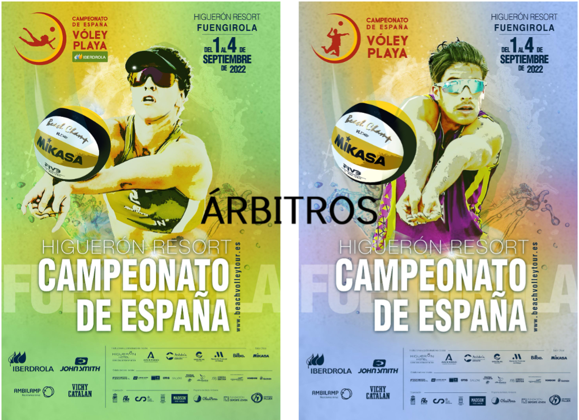 Designaciones Campeonato de España de Vóley Playa 2022