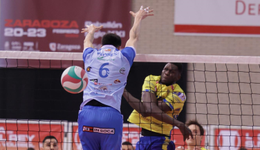 CV Guaguas golpea primero en la final de la Superliga Masculina