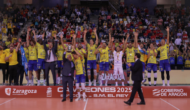 CV Guaguas revalida en Zaragoza su título de campeón de Copa del Rey