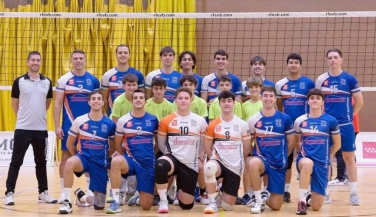 El conjunto masculino de CUV Alcorcón cae ante Escuelas Cacereñas de Voleibol (1-3)