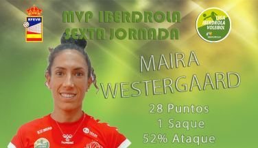 Maira Westergaard de Avarca de Menorca es la MVP Iberdrola de la sexta jornada