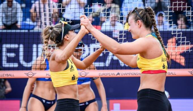 Daniela Álvarez y Tania Moreno, cuarta posición en el Campeonato de Europa de Vóley Playa
