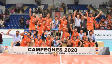 CV Teruel consigue su sexta Copa de SM el Rey al derrotar a Unicaja Costa de Almería en el tiebreak 