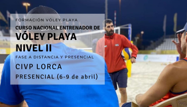 Convocado un nuevo Curso Nacional de Entrenador de Vóley Playa de nivel II 
