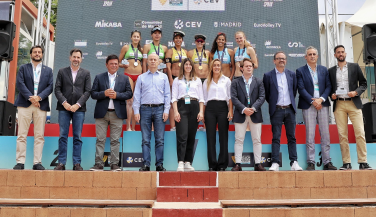 Lili y Paula reinan en el VW Beach Pro Tour Futures de Madrid