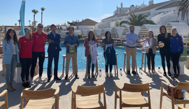 La presentación oficial abre la Copa del Rey y de la Reina Iberdrola de Vóley Playa Menorca 2022