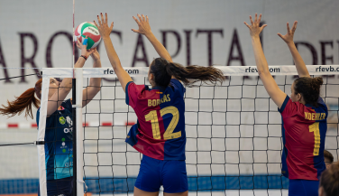 Triunfo del OCISA Haro Rioja Vóley en el arranque de la Liga Iberdrola