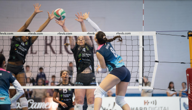 OCISA Haro Rioja Vóley golpea primero en la eliminatoria