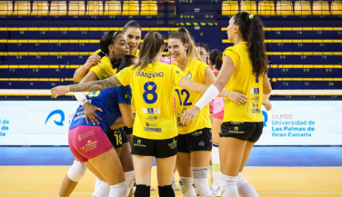 Las jugadoras de Hidramar Gran Canaria valoran el momento de su equipo ante el Dredsner