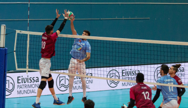 La UD Ibiza Ushuaïa volley no consiguió dar la sorpresa ante Melilla