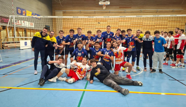 Primera victoria del Víkings Vòlei Prat ante el CV Gemavi Vinaròs