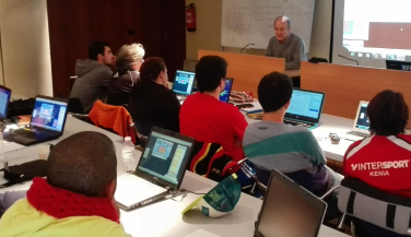 Agustín Martín Santos clausuró el curso de DataVolley de Logroño