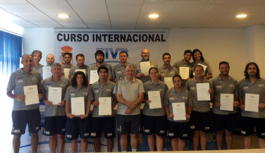 Clausurado el Curso Internacional de Entrenador de Voley Playa de Nivel I