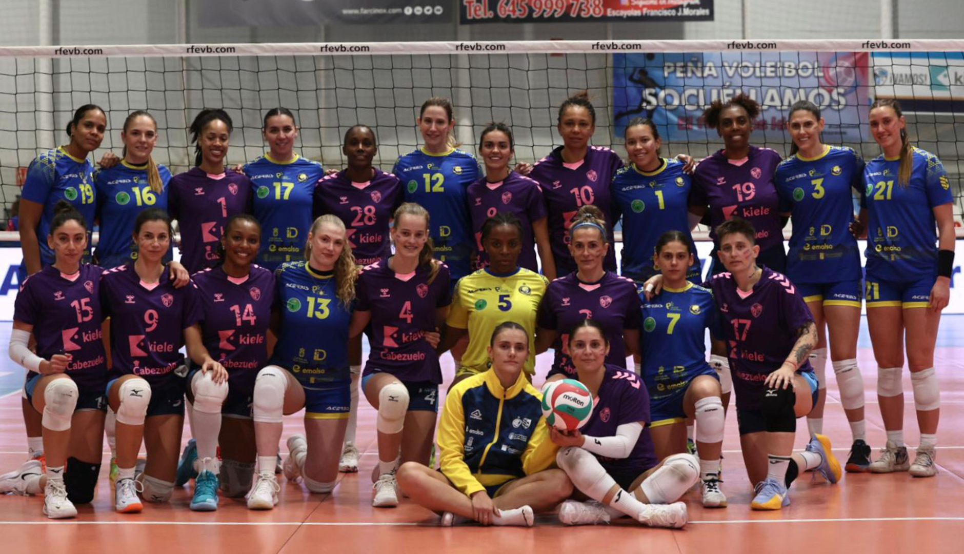 #SomosEquipo25N: el mundo del voleibol se mantiene firme ante la violencia contra la mujer