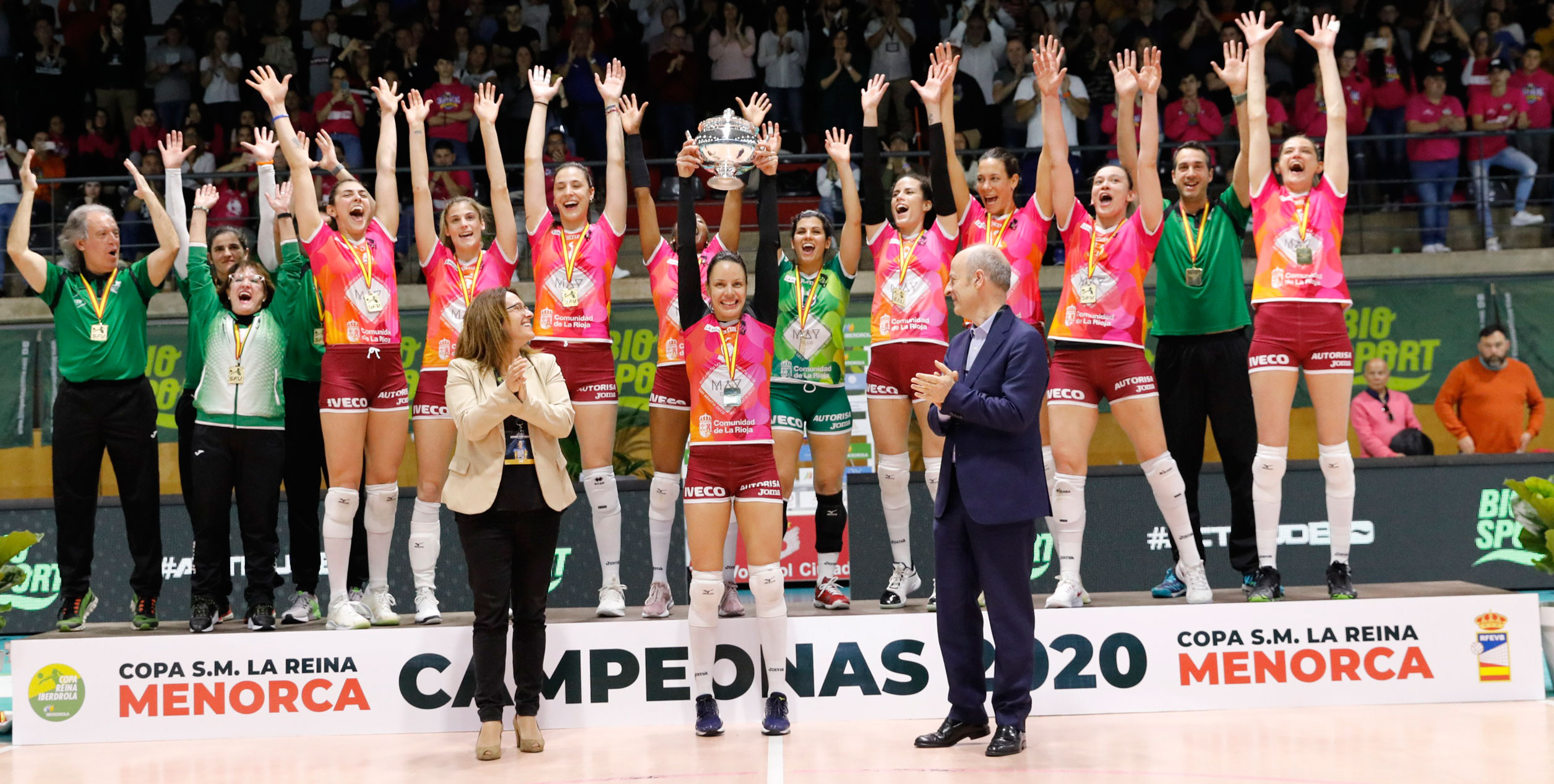 May Deco Voleibol Logroño conquistó su sexto entorchado de la Copa de SM La Reina en su XLV edición