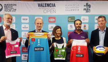 La segunda prueba del Madison Beach Volley Tour se presenta en Valencia
