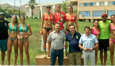 Las madrileñas Moreno/Soler campeonas de España de Voley Playa Sub19 de selecciones autonómicas