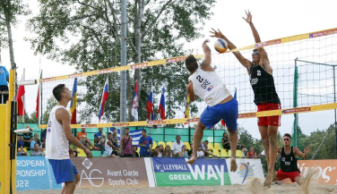 Los españoles Huerta-Jiménez terminan en quinto puesto en el Europeo Sub22 de Voley Playa