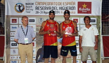 Herrera-Gavira y Fernández Steiner-Baquerizo, Campeones de España de Voley Playa 2014 