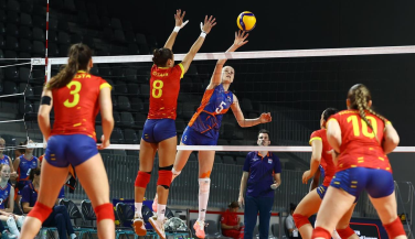 Tercera victoria consecutiva de las mini Leonas en el #EuroVolleyU18W