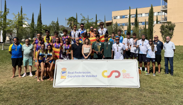 Comunidad Valenciana, Cantabria y Andalucía, Campeones del CESA Infantil y Cadete de Vóley Playa