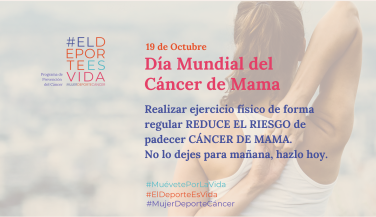19 de octubre | Día Mundial del Cáncer de Mama