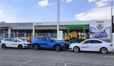 Agradecimiento a MOVILSAN de SKODA por su colaboración con las actividades RFEVB este verano