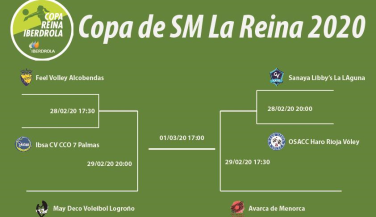 Sorteados los emparejamientos de la Copa de la Reina 2020