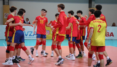 Trabajada victoria de España Sub18 Masculina en su estreno en el Torneo WEVZA 