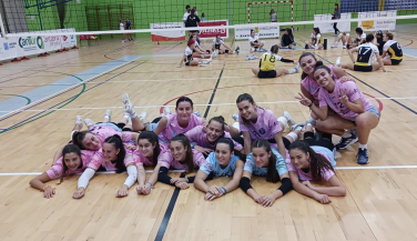 Llegó la primera victoria para el Vóley Torrelavega
