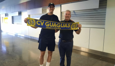 Ángel Trinidad, primer fichaje del CV Guaguas, ya está en la isla