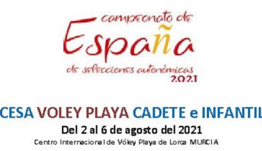 DESIGNACIÓN CAMPEONATO DE ESPAÑA DE SELECCIONES AUTONOMICAS VP 2021