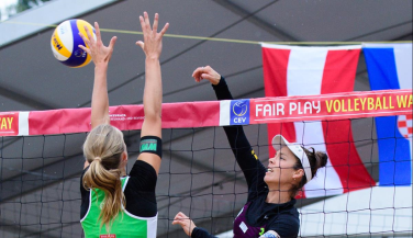 Las parejas españolas comienzan con fuerza en el Satélite de Vaduz de Voley Playa 