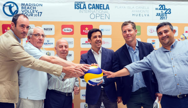 La tercera prueba del Madison Beach Volley Tour presentada en Ayamonte 