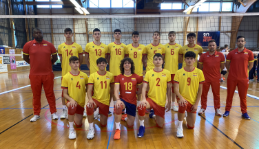 Derrota de España ante Italia en el primer partido del torneo amistoso WEVZA en Francia 