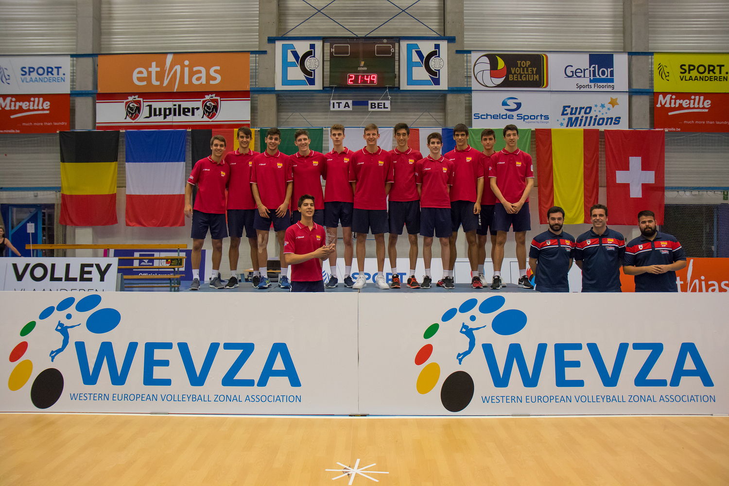 España, tercera en WEVZA U18 masculino