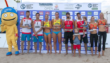 García/Mesa y Bouza/Erika vencedores de la quinta prueba del Madison Beach Volley Tour