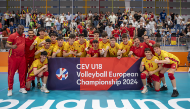 La selección sub18 masculina estará en el EurovolleyU18M tras derrotar a Alemania