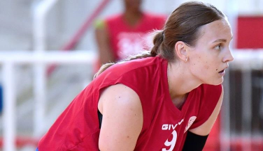 Anija Jurdža, carácter letón para la recepción del CV Hidramar Gran Canaria