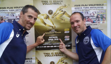 Importante presencia del arbitraje español en competiciones internacionales de voley playa